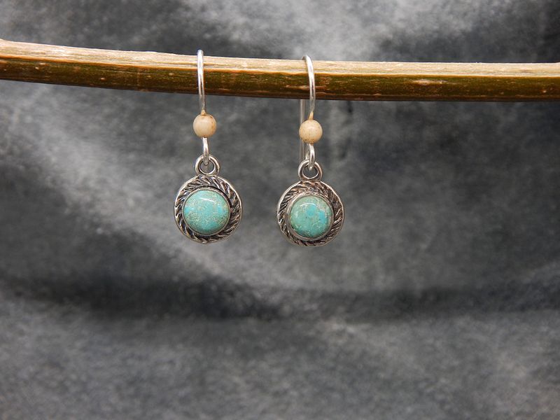 Turquoise Sun Earrings