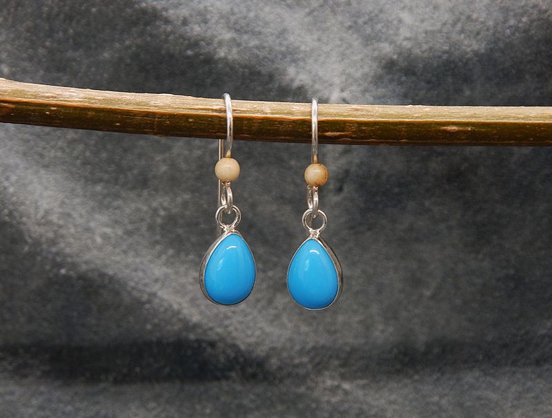 Turquoise Tear Drop Earrings