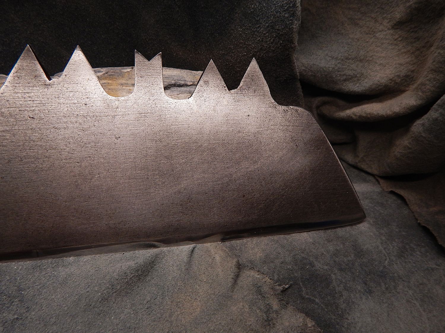 Unique High Carbon Steel And Shed Caribou Antler Cleaver