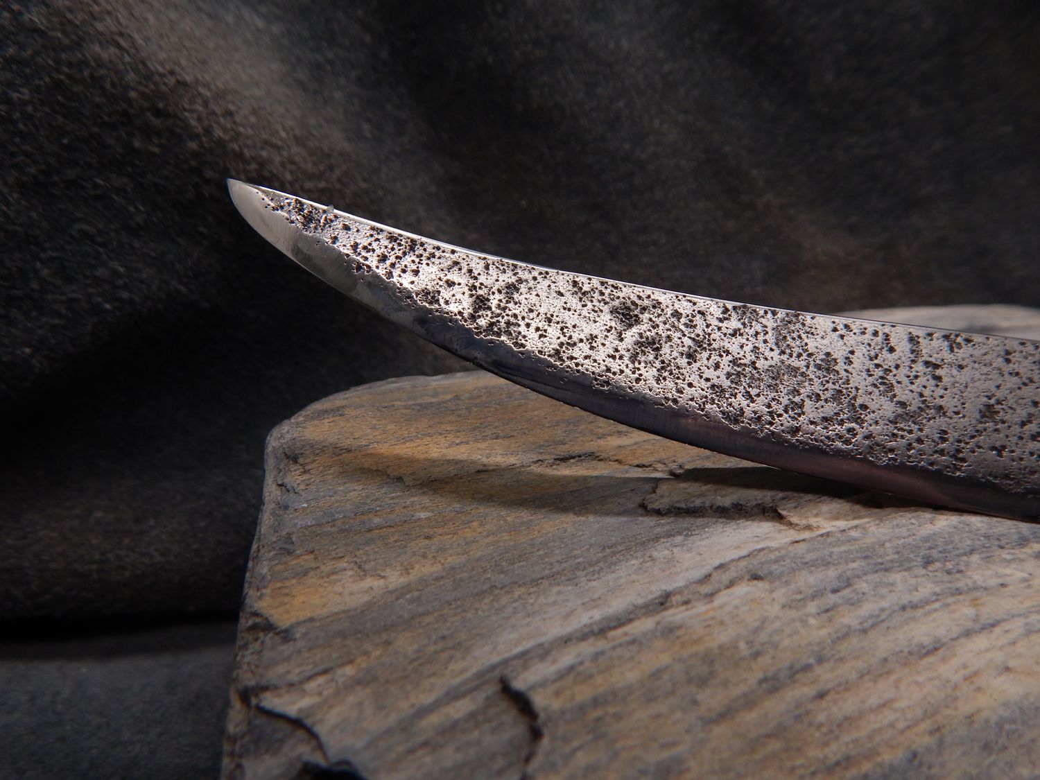 High Carbon Steel And Shed Caribou Antler Filet Knife
