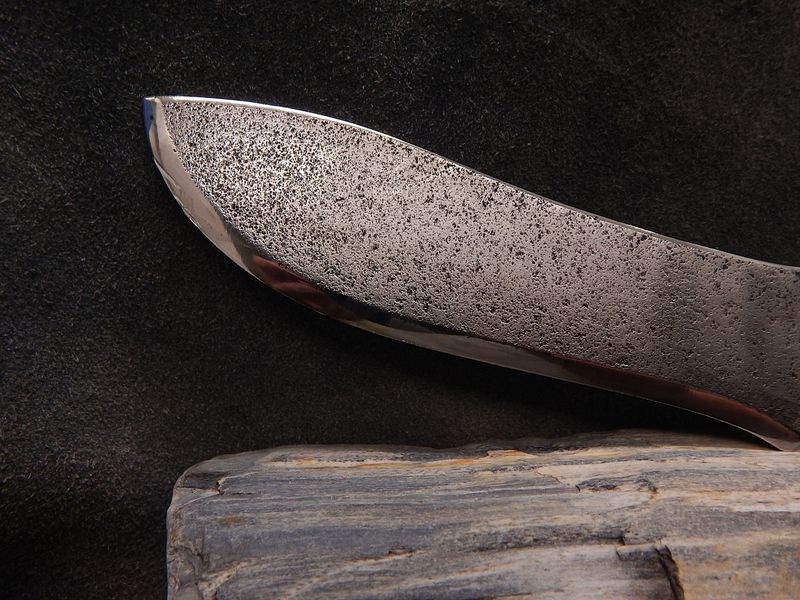 High-Carbon Steel and Shed Caribou Antler Skinner