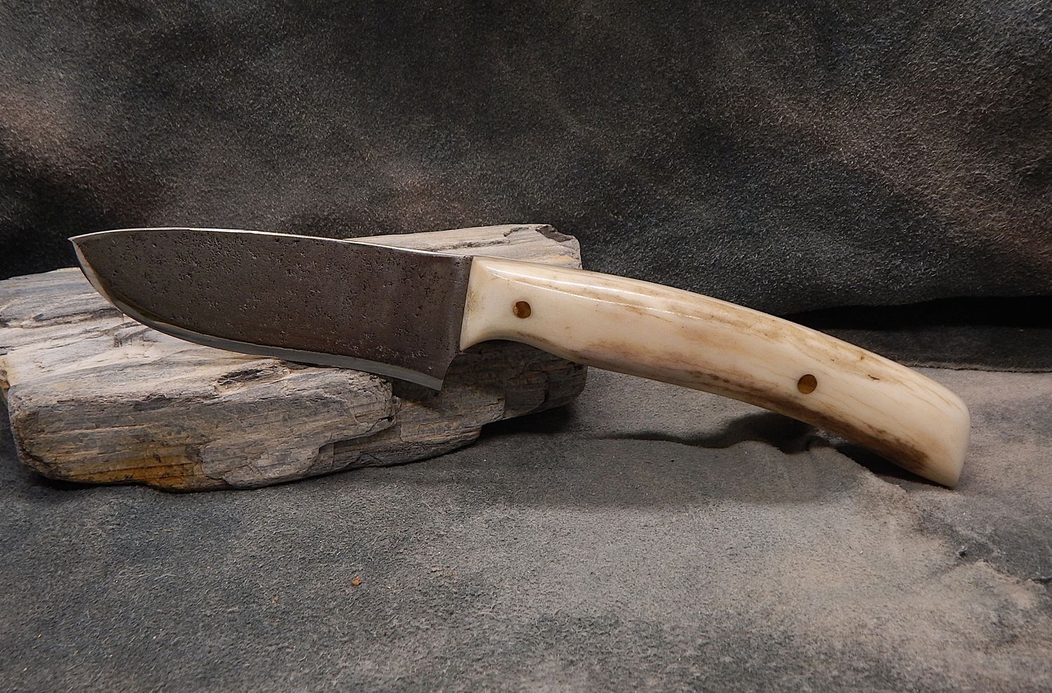 High-Carbon Steel and Shed Caribou Antler Small Eskimo
