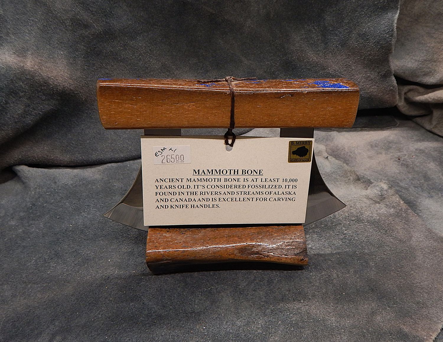 Ancient Woolly Mammoth Bone Ulu