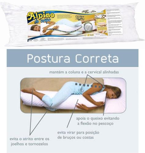Travesseiro de Corpo Alpino Duoflex