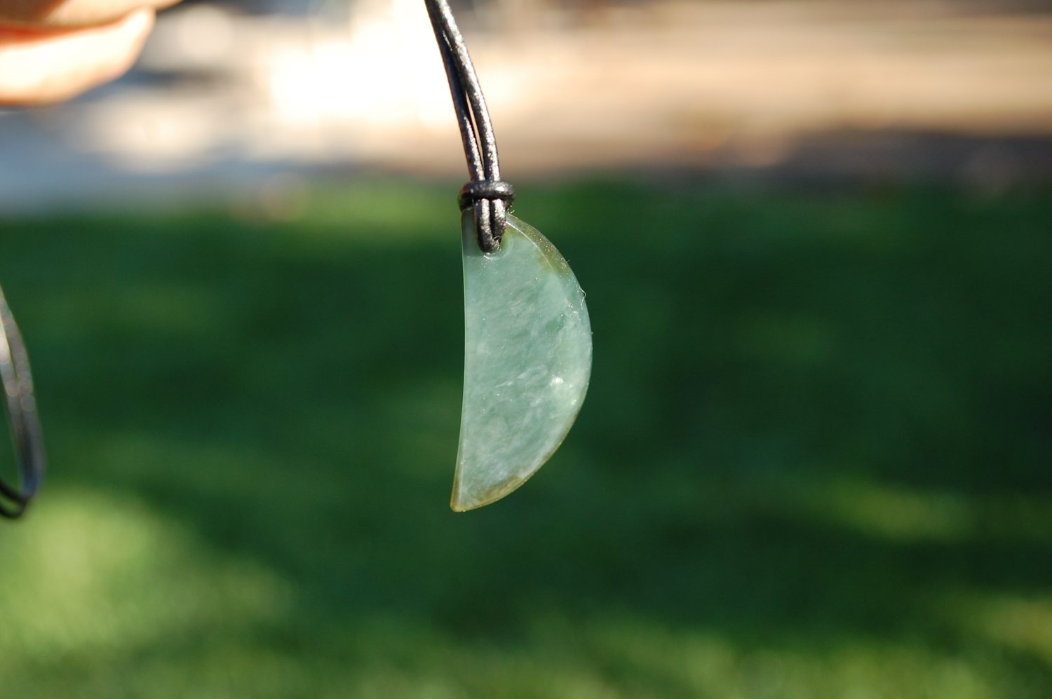 Big Sur &quot;Blue Moon&quot; Jade Pendant