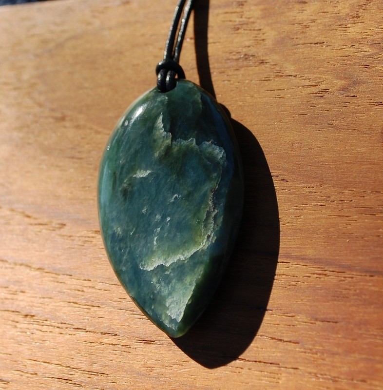 Big Sur &quot;Green&quot; Jade  Pendant