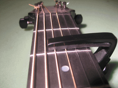 Planet Waves &quot;Trio&quot; or &quot;Drop Tune&quot; Partial Capo (Black)