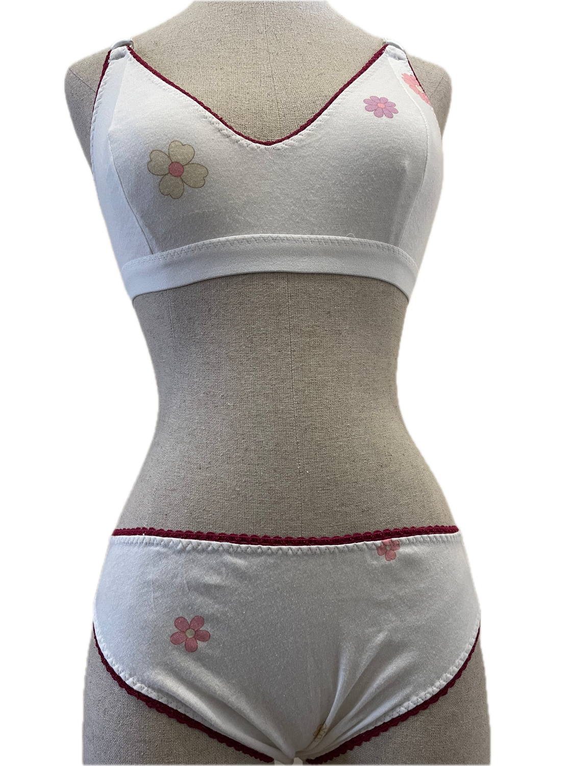 Burgundy Daisy Set