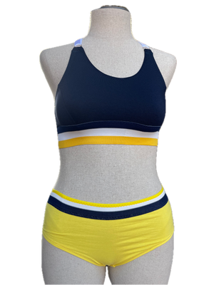 Navy Blue Bralette Set