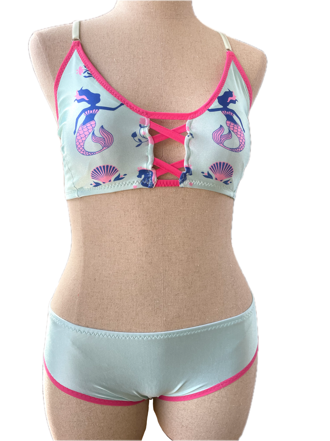 Mermaid Keyhole Criss-Cross Set