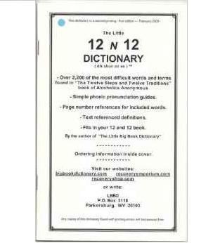 12x12 Dictionary