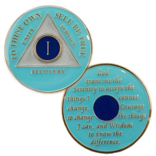 Light and Dark Blue Medallion