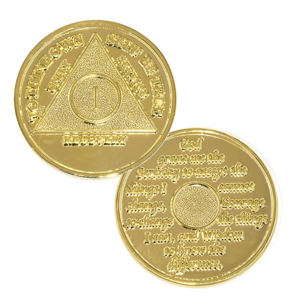 Gold Plated AA Coin