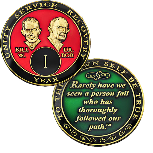 Red/Green Bill and Bob Coin