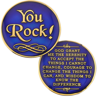 You Rock Recovery Medallion