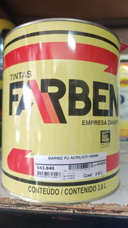 Barniz Pu Acrílico HS840 4x1