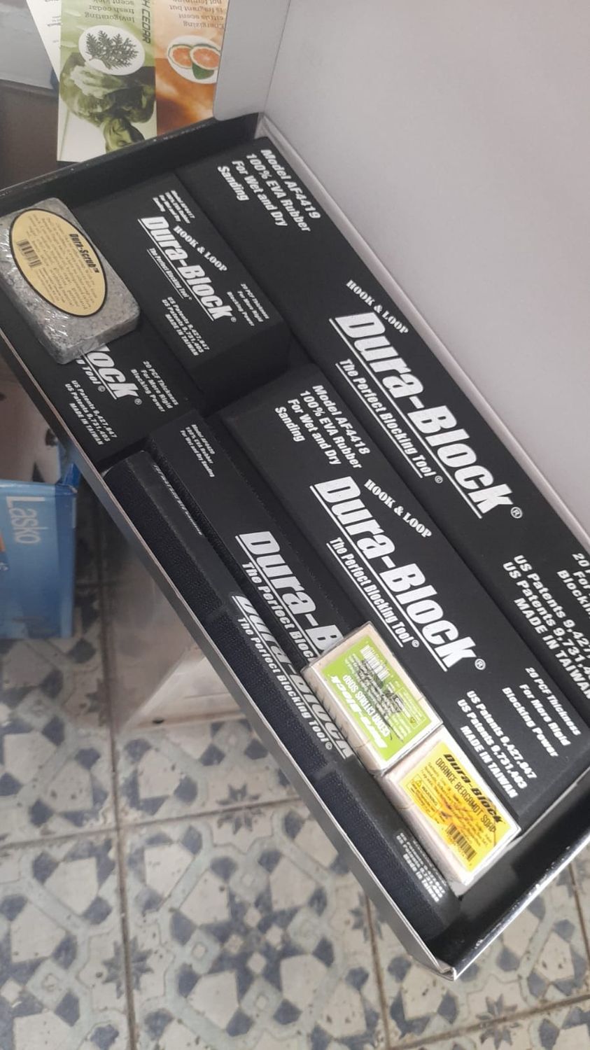 tacos de lijar dura Block sin velcro