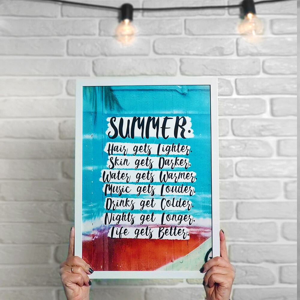 Постер в рамці A5 Summer