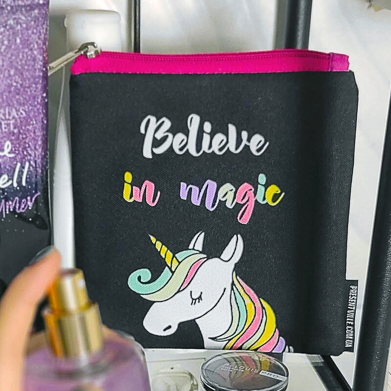 Косметичка квадратна Basic Believe in magic