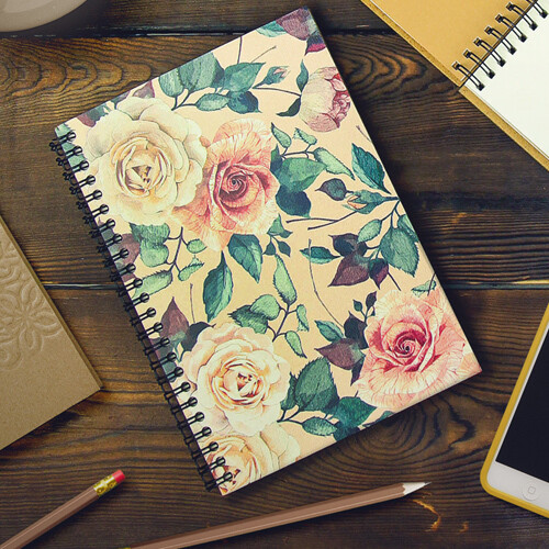 Блокнот Sketchbook (прямоуг.) Розы