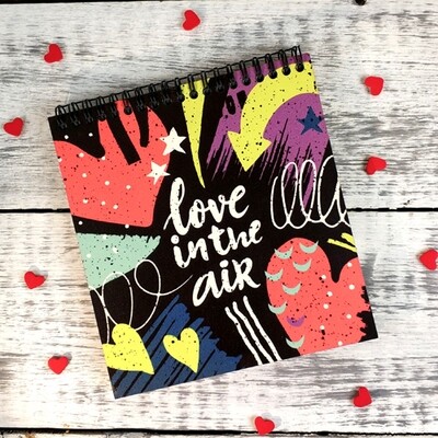 Блокнот Sketchbook (квадрат.) Love in the air BDK_18L016