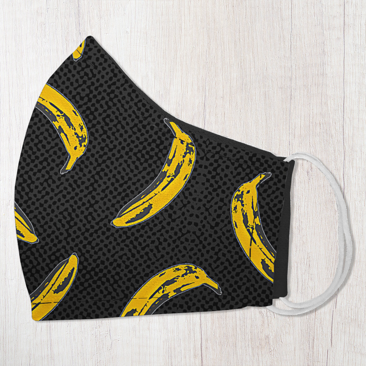 Маска защитная для лица, размер S-M Бананы