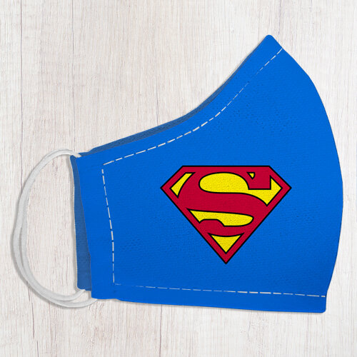Маска защитная для лица, размер S-M Superman