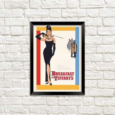 Постер у рамці A4 Breakfast at Tiffany`s