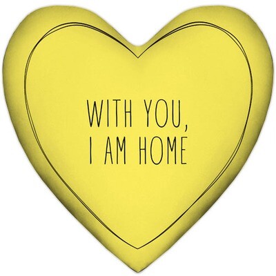 Подушка серце XXL With you, I am home