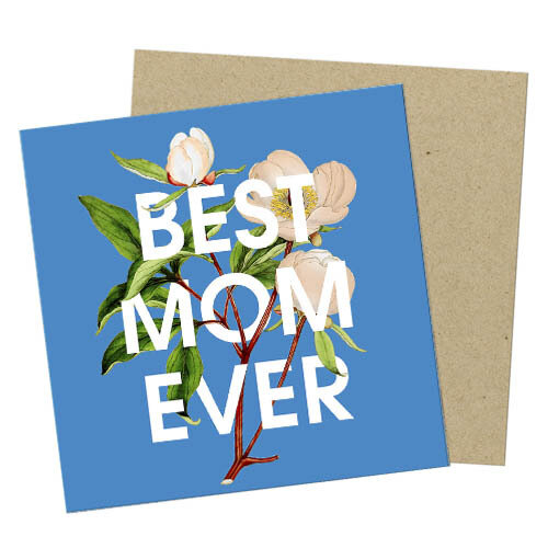 Маленькая открытка Best mom ever