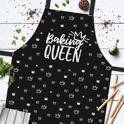 Фартух повнокольоровий Сolorful Baking Queen (Королева випічки)