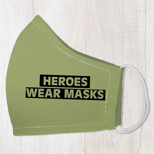 Маска защитная для лица, размер L-XL Heroes wear masks