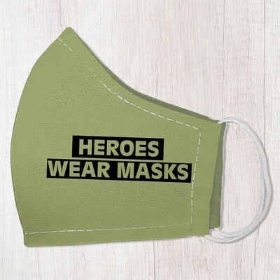 Маска для обличчя з принтом, розмір L-XL Heroes wear masks