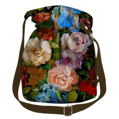 Жіноча сумка-мішок Torba Яскраві квіти