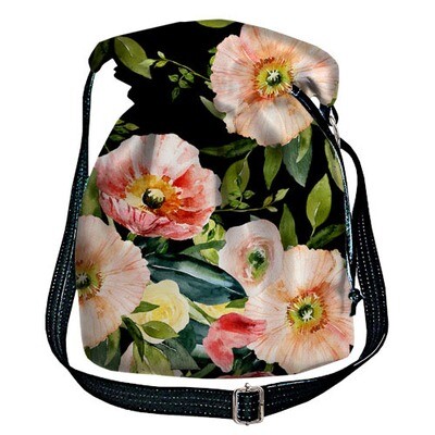 Жіноча сумка-мішок Torba Ніжні квіти