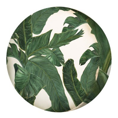 Подушка кругла Тропічне листя