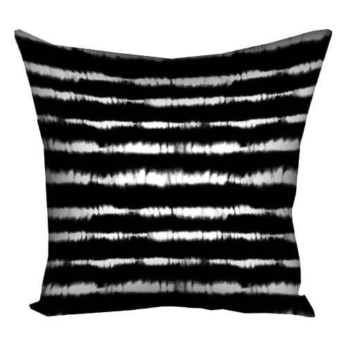 Наволочка для подушки 30х30 см Белый шум на черном фоне