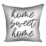 Наволочка для подушки 30х30 см Home sweet home