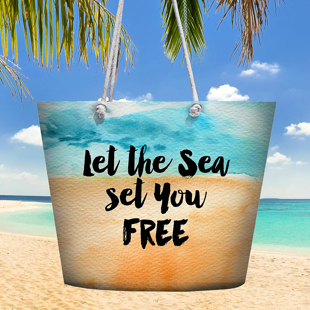 Пляжная сумка Malibu Let the sea set you free