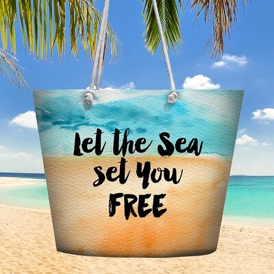 Пляжна сумка Malibu Let the sea set you free