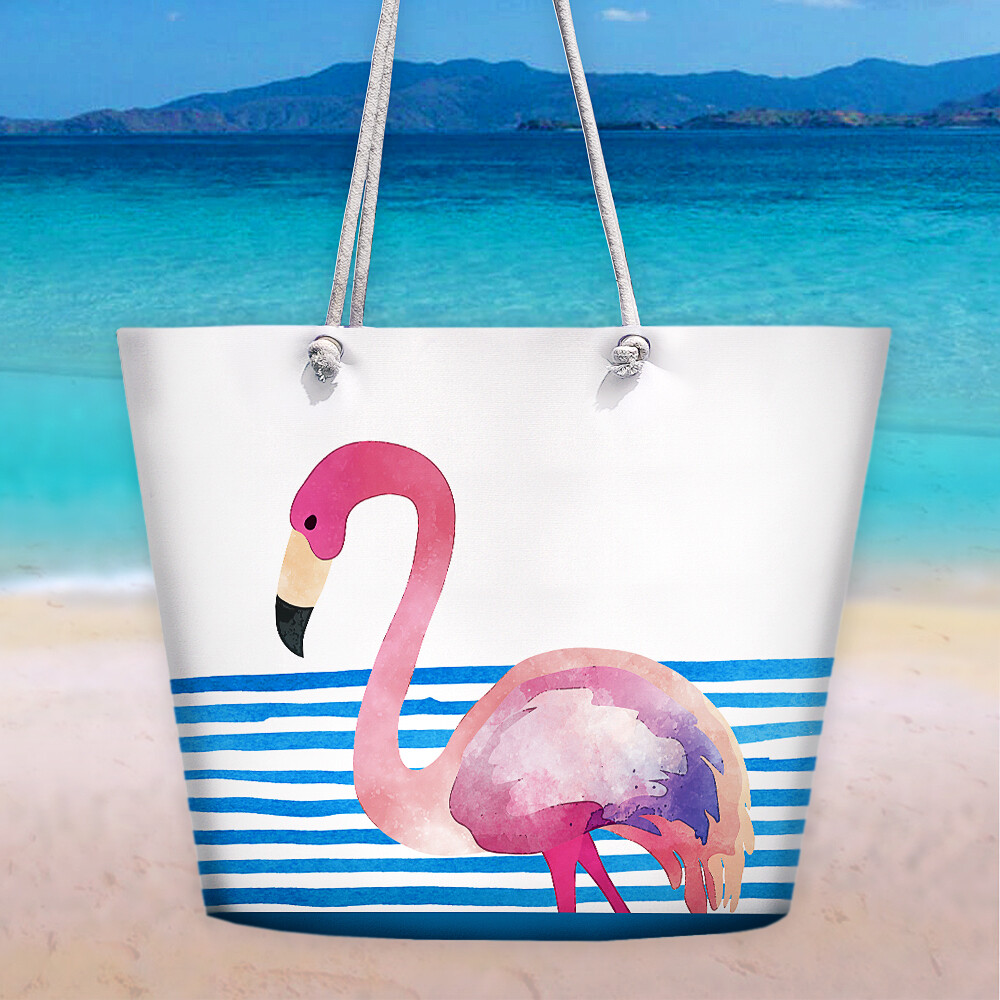 Пляжная сумка Malibu Фламинго
