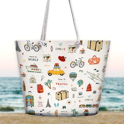 Пляжна сумка Malibu Time to travel