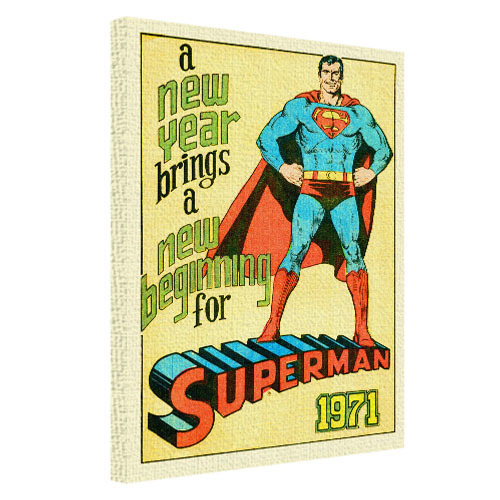 Картина на ткани, 45х65 см Superman 1971