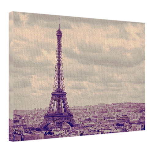 Картина на ткани, 45х65 см Париж
