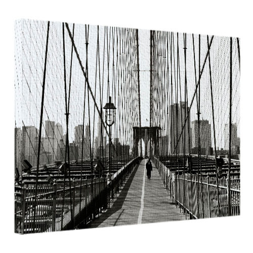 Картина на ткани, 45х65 см Бруклинский мост, Нью-Йорк