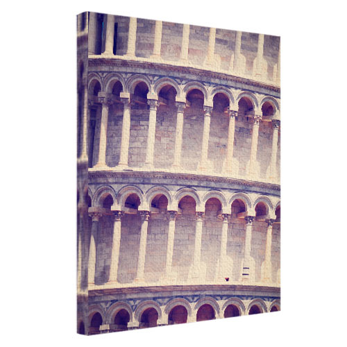 Картина на ткани, 45х65 см Пизанская Башня, Италия