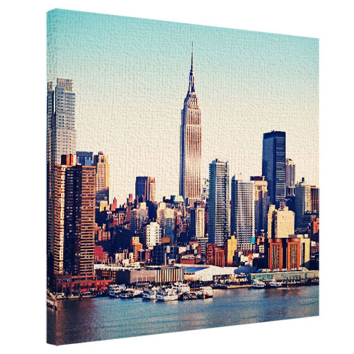 Картина на ткани, 50х50 см New York City Skyline
