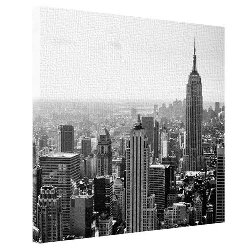 Картина на ткани, 65х65 см Городской пейзаж Нью-Йорка