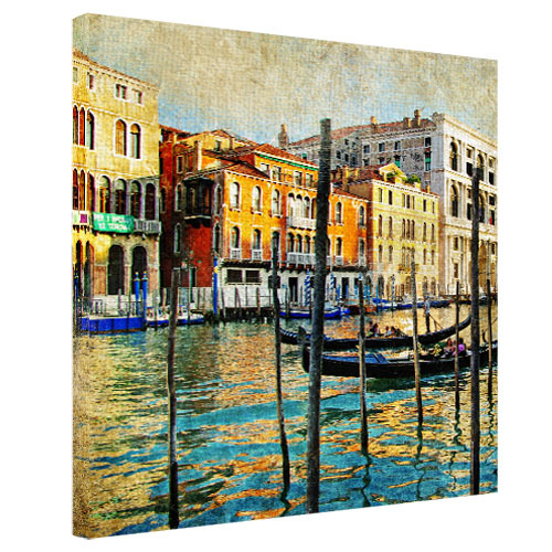 Картина на ткани, 65х65 см Венеция