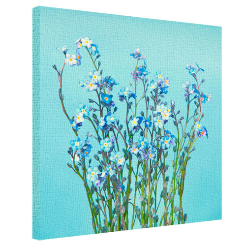 Картина на тканині, 50х50 см Альпійські квіти